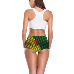 YANA FLAG Women's All Over Print Boyshort Panties (Model L31)