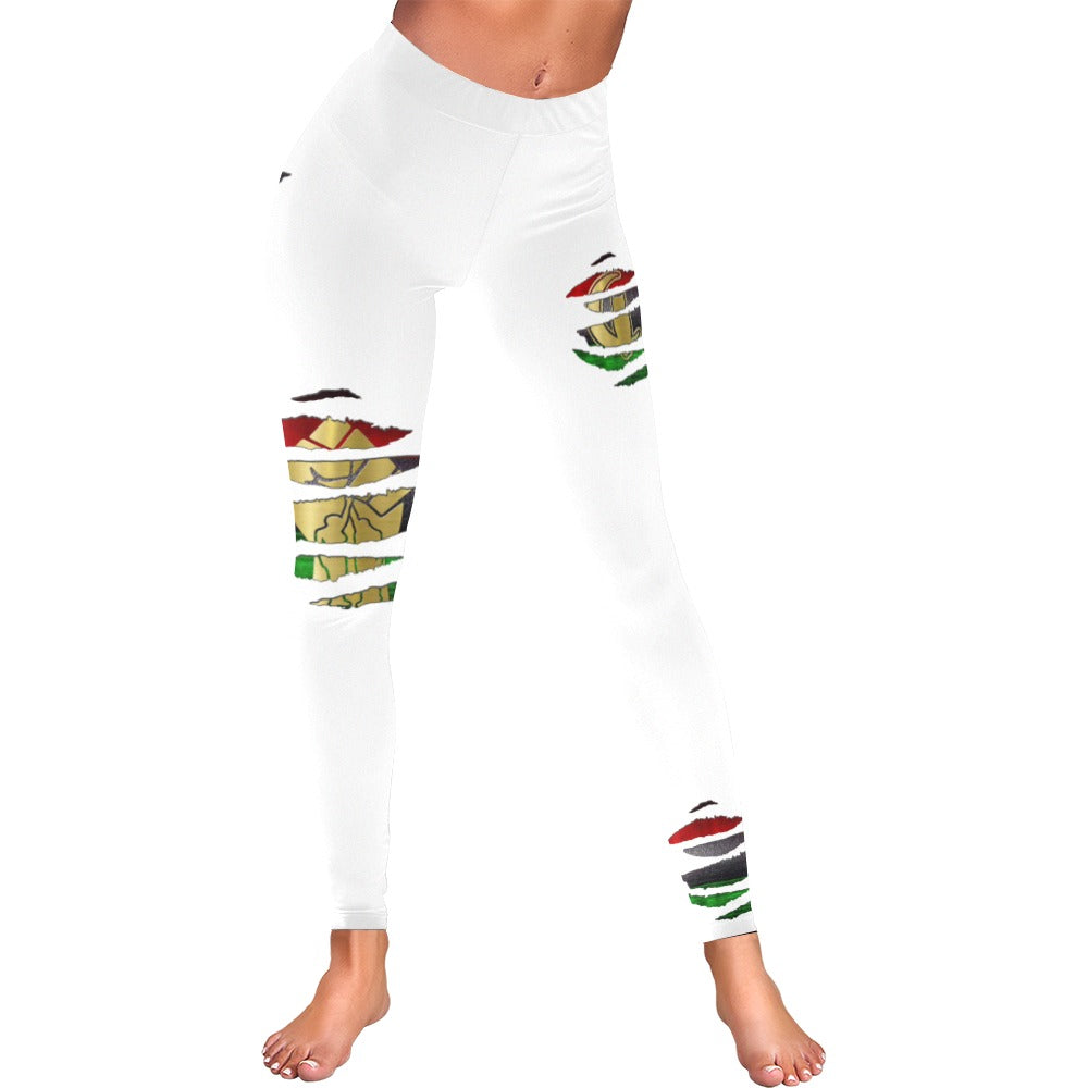 RBG ANKH RIPPED Low Rise Leggings