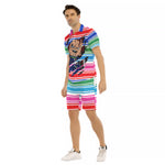 CHUCCY F BACC Men's Short Sleeve Shirt Sets