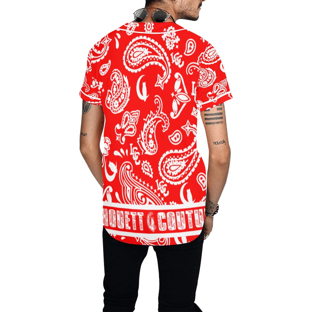 BANDANA PAISLEY All Over Print Baseball Jersey for Men