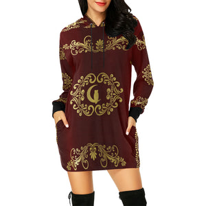 V.I.P LCC All Over Print Hoodie Mini Dress