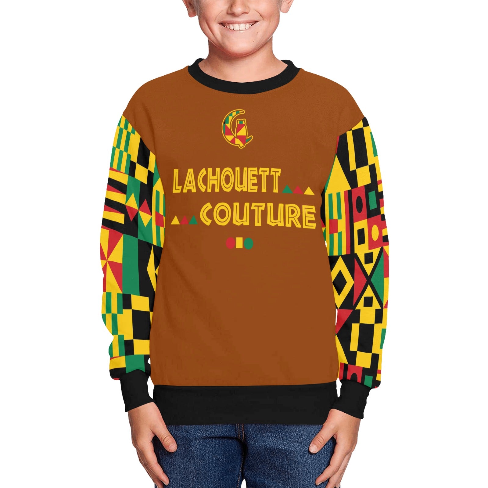 KENTE BUTAN Kids' All Over Print Sweatshirt