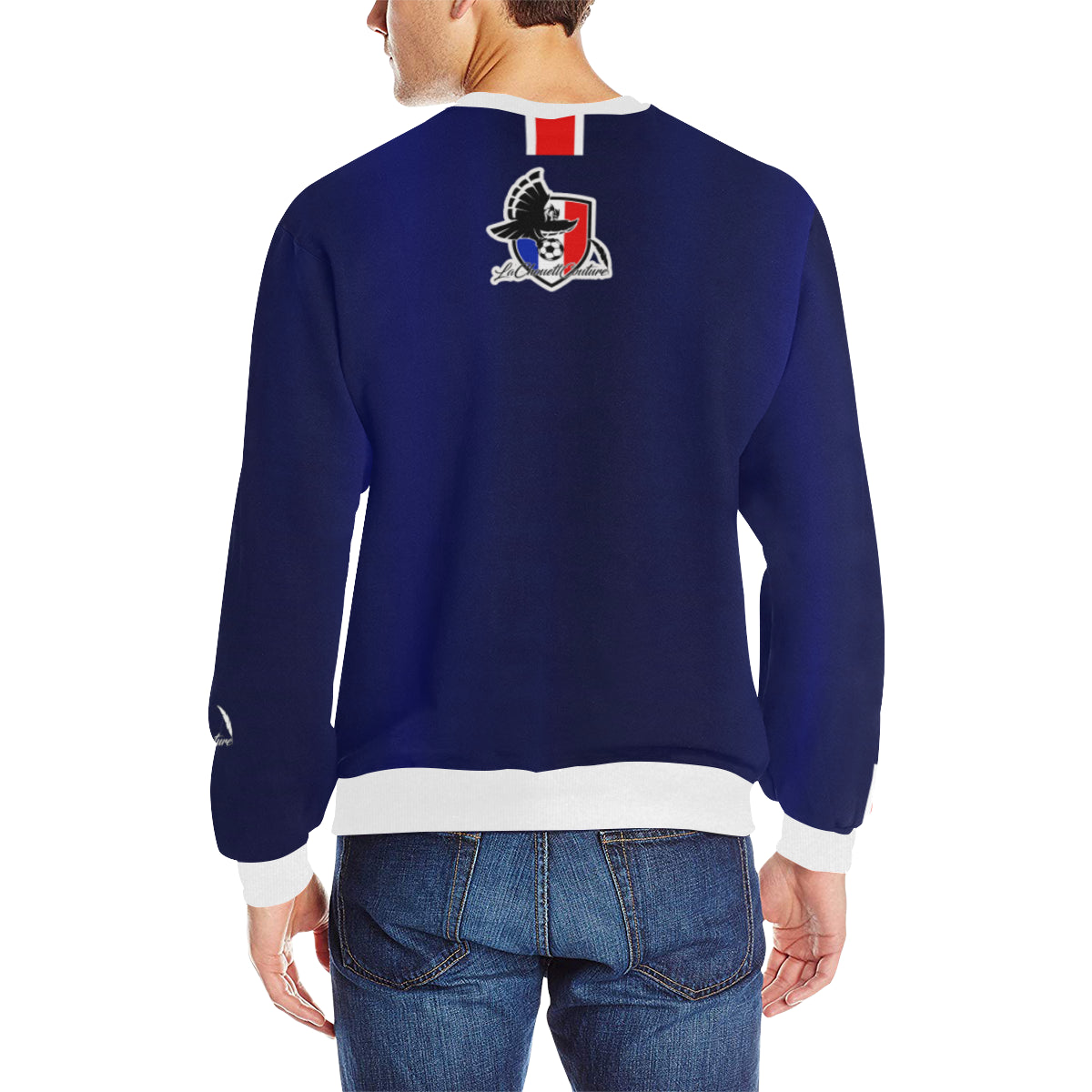 FC PANAME Men's Rib Cuff Crew Neck Sweatshirt