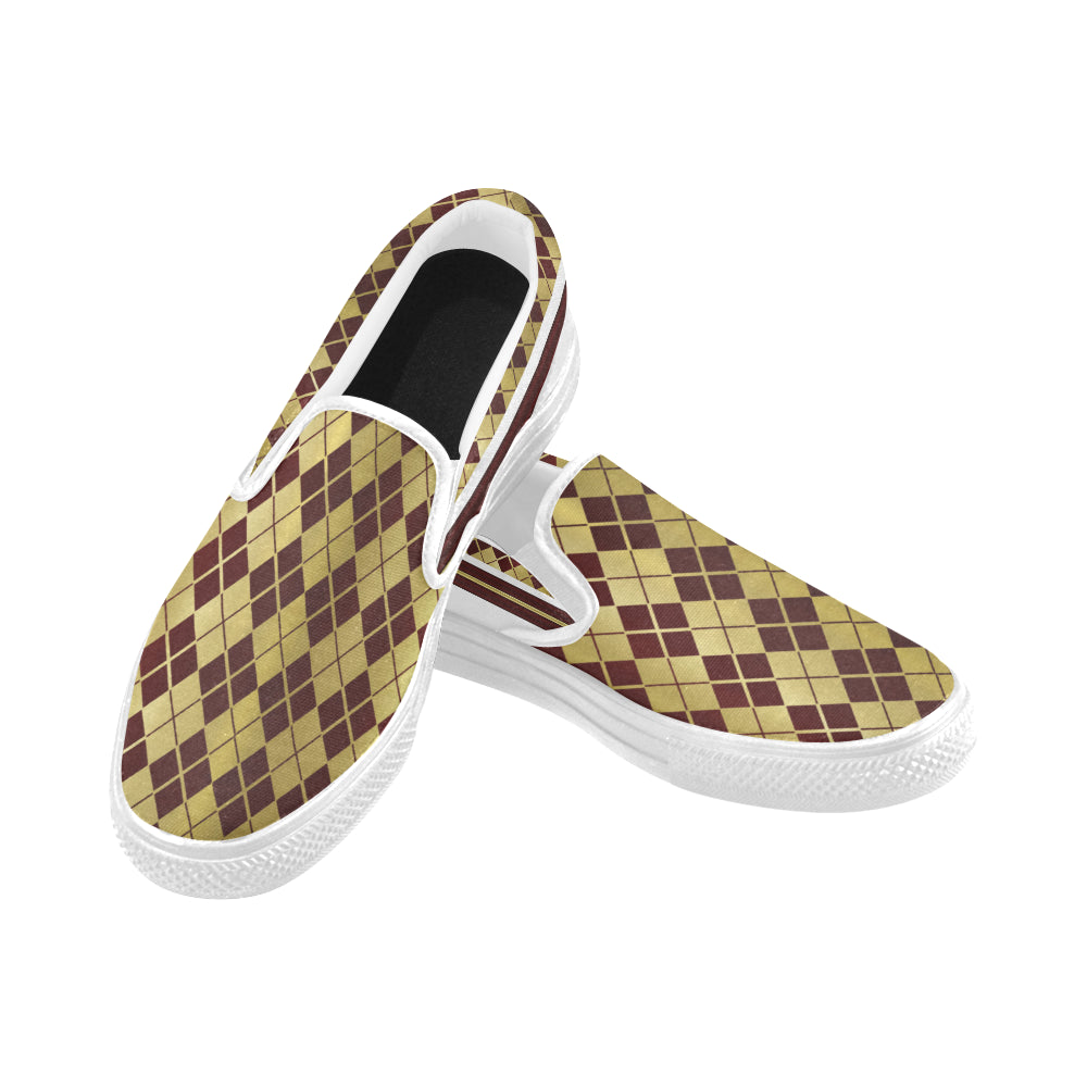 ARLEQUIN BRDX  Unusual Slip-on Canvas Shoes