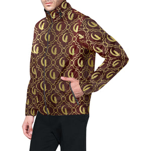 ELEGANCE BORDEAUX All Over Print Windbreaker for Unisex