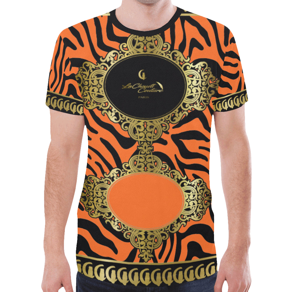 PRIVILEGE ORANGE New All Over Print T-shirt for Men