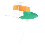 COTE DIVOIRE FLAG Wide Brim Bucket Hat