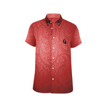 BANDANA LUXURY Bs'UP Men's All Over Print Short Sleeve Shirt