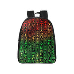 HIERO RASTA School Backpack (Medium)