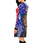 NIPSEY GANG UNITED All Over Print Hoodie Mini Dress