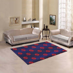 GOODY RED BLUE Area Rug 5'3''x4'