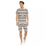 ELEPHANT ORNEMENT Men's Short Sleeve Shirt Sets