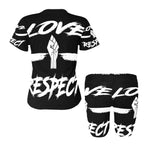 LOVE & RESPECT Women's Short Yoga Set