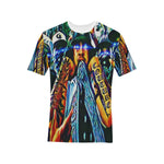 ON CRIIIP Men's All Over Print T-Shirt (Solid Color Neck) (Model T63)