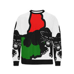 BLACC PANTHER Men's Rib Cuff Crew Neck Sweatshirt