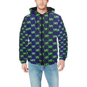 EXCELLENCE Men's Padded Hooded Jacket
