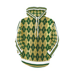 CROSSED GREEN SIDE 1 All Over Print Hoodie for Men (USA Size)