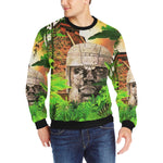 THE NOTORIOUS OLMEC Men's Rib Cuff Crew Neck Sweatshirt