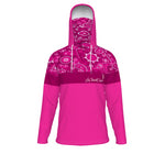 BANDANA VIRAL PINKISH Unisex Pullover Hoodie With Mask