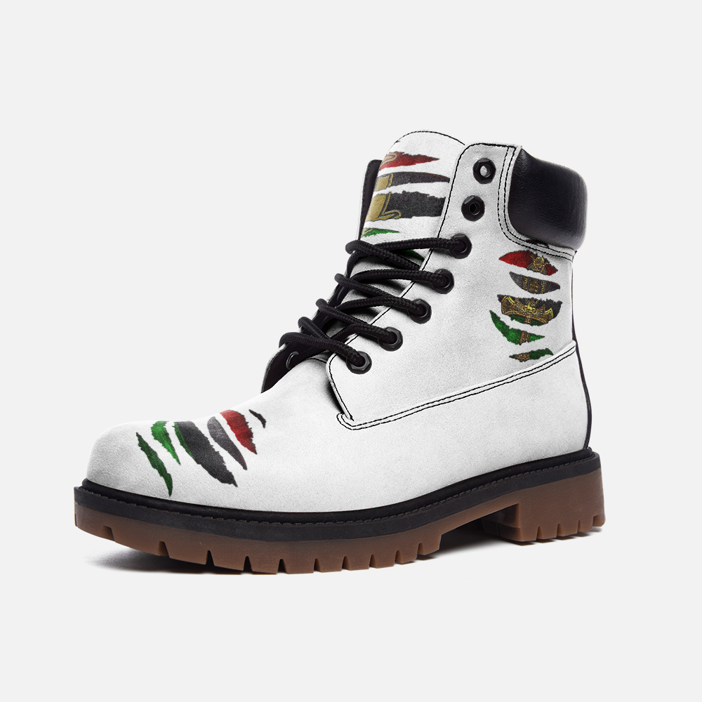 RBG ANKH W RIPPED Casual Leather boots TB