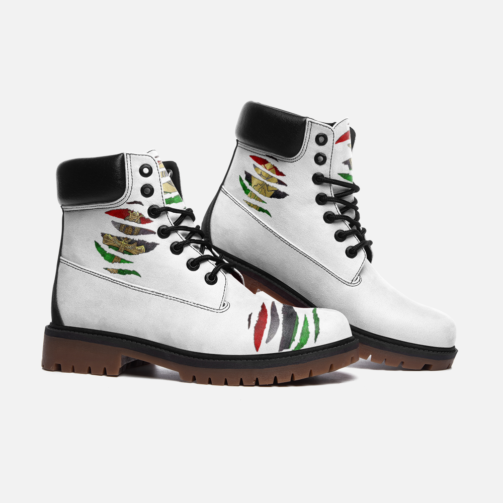 RBG ANKH W RIPPED Casual Leather boots TB