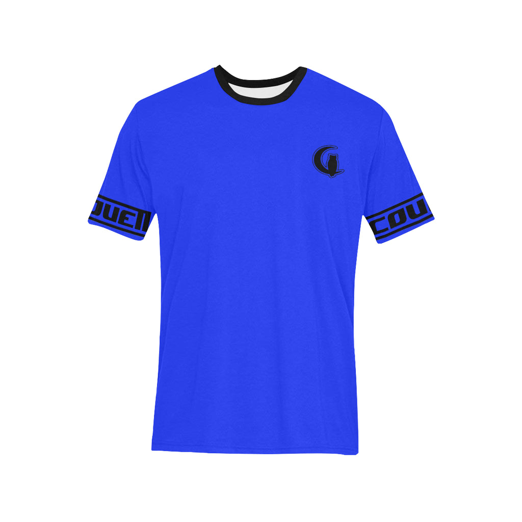 BLACC BORDER BLUE Men's All Over Print T-Shirt
