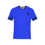 BLACC BORDER BLUE Men's All Over Print T-Shirt