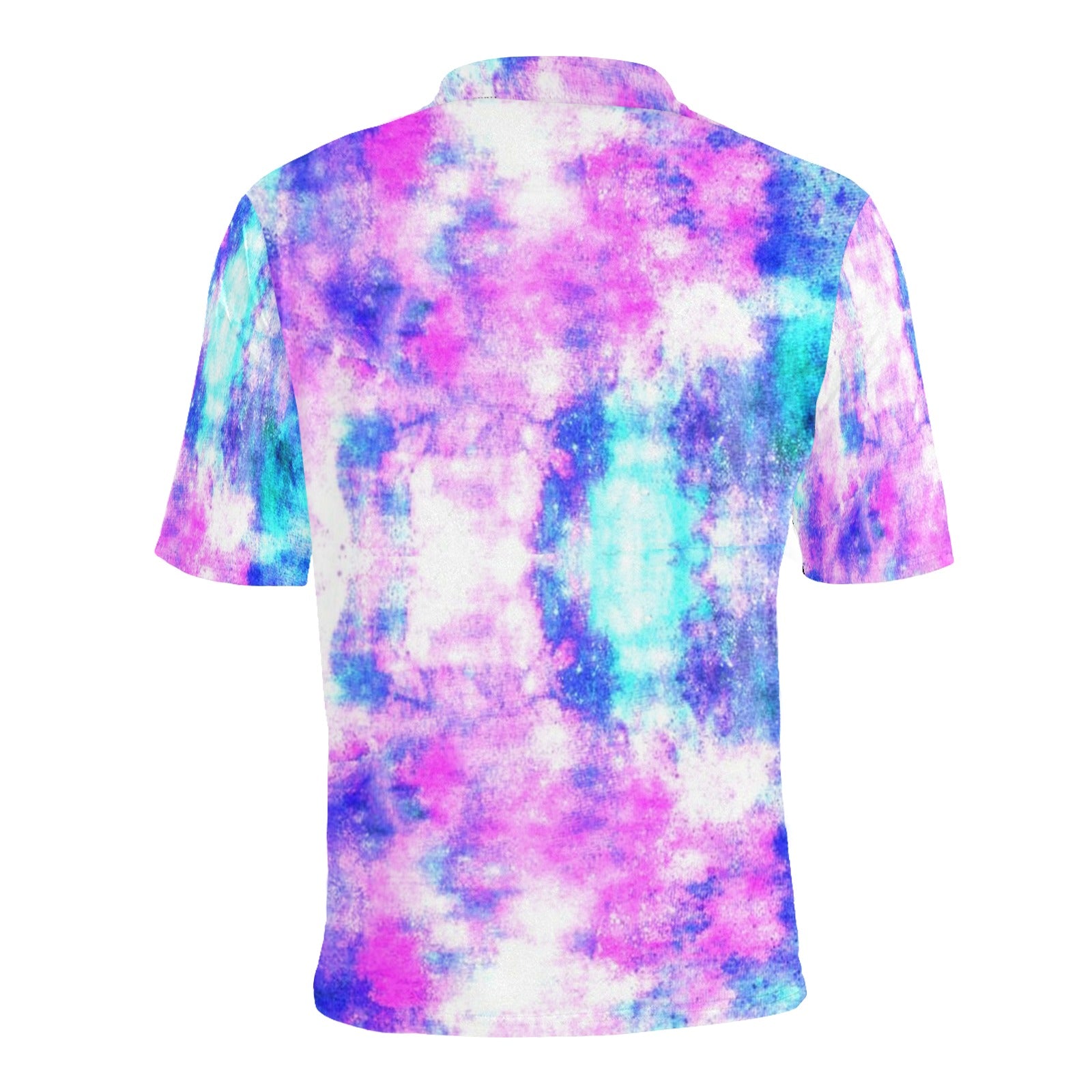 COLORFULL Men's All Over Print Polo Shirt