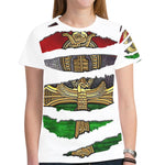 RBG ANKH RIPPED T-shirt for Women