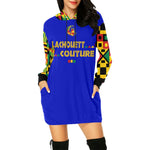 KENTE BUTAN Hoodie Mini Dress