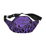 GORGIOUS LEAF PURPLE Fanny Pack/Small (Model 1677)
