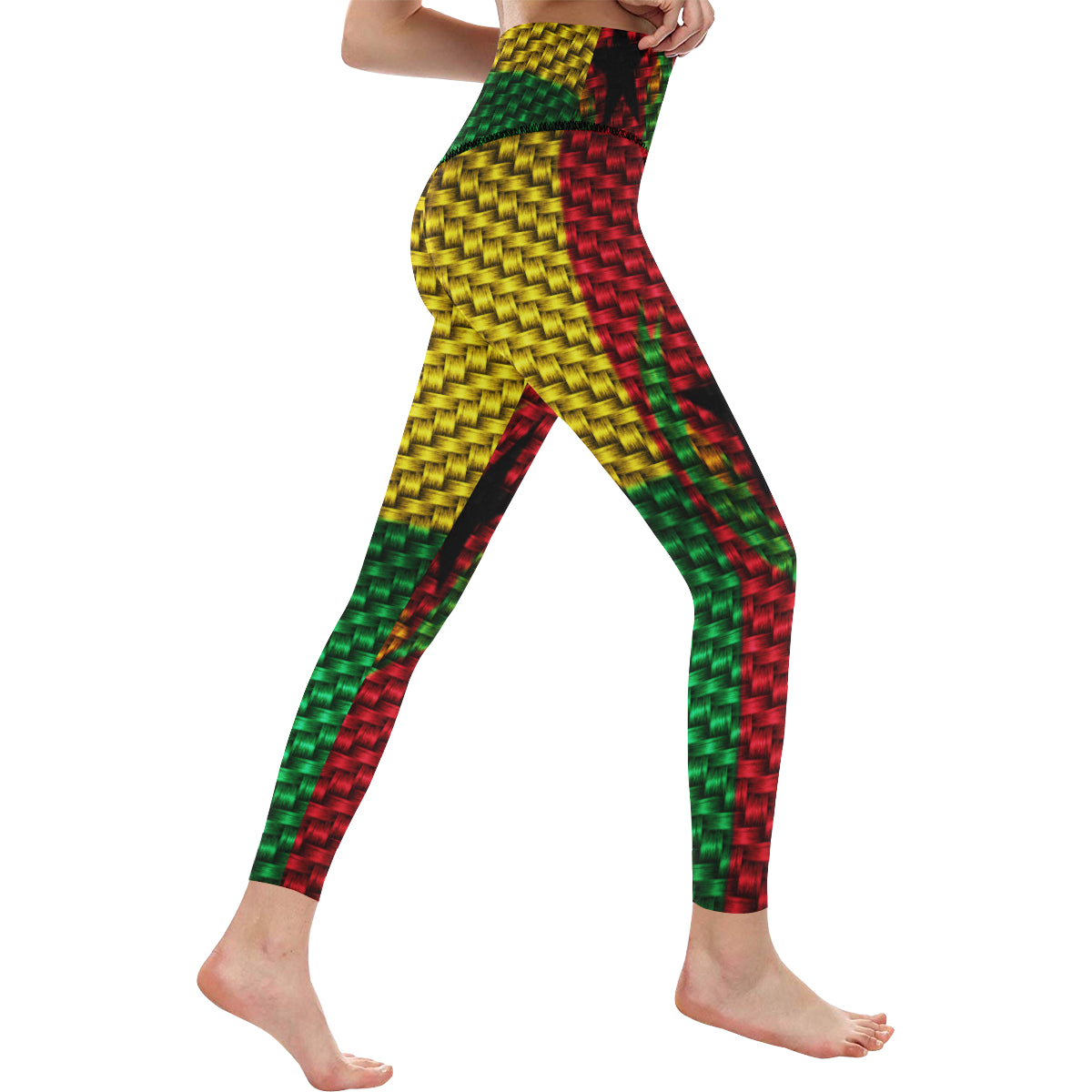 CAP VERT FLAG  High-Waisted Leggings