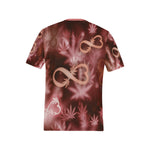 INFINITY RED COSMOS Men's All Over Print T-Shirt