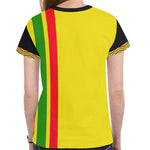 RASTA STYLE New All Over Print T-shirt for Women (Model T45)