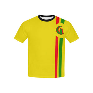 FRESH UP Kids' T-Shirt with Solid Neck