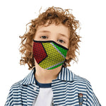 GUYANA FLAG Mouth Mask in One Piece (2 Filters Included) (Model M02)