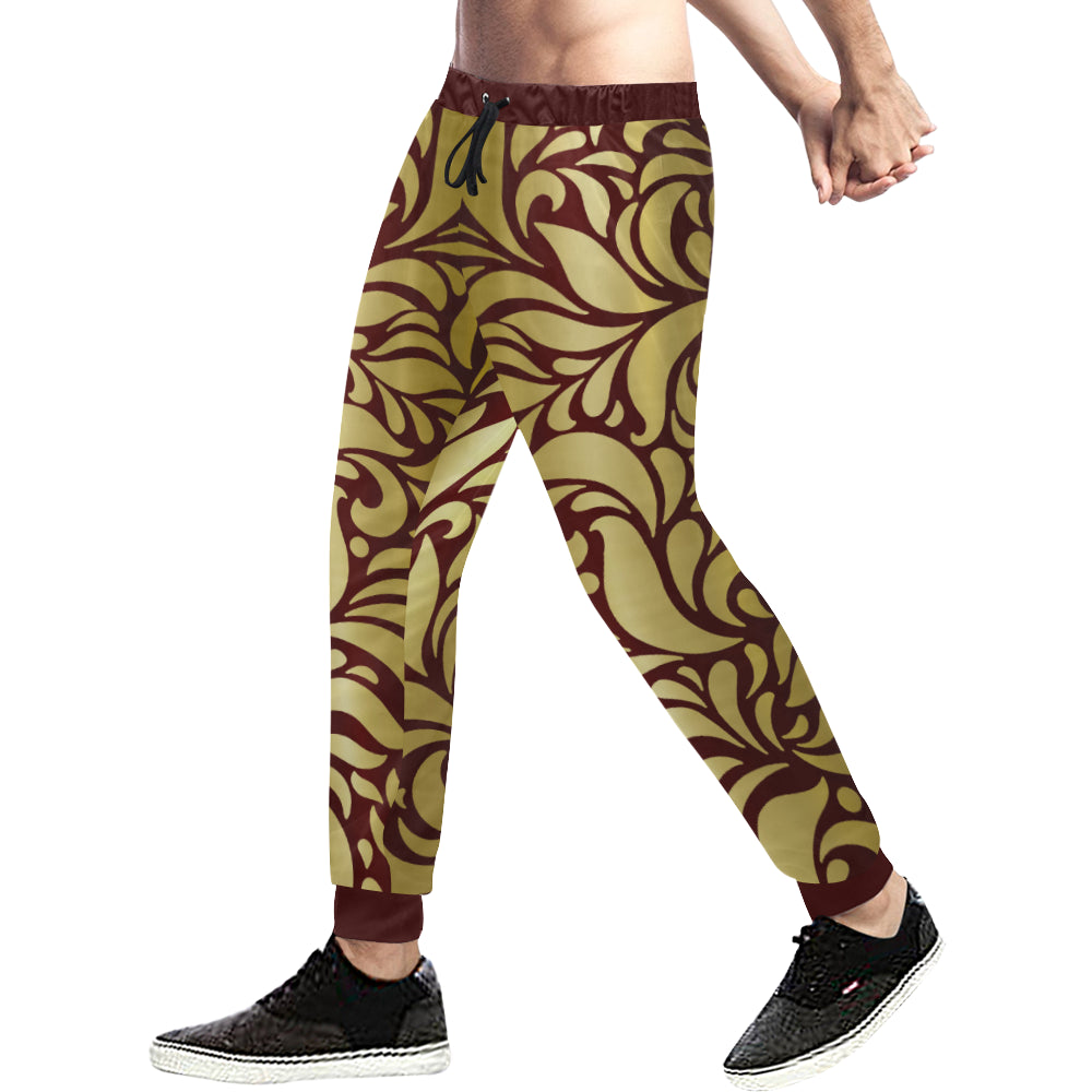 GORGIOUS LEAF BRDX Men's All Over Print Sweatpants (Model L11)