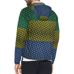 GABON FLAG Unisex All Over Print Windbreaker