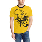 ANUBIS AND HERU YLW Men's All Over Print T-Shirt