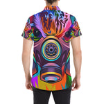 COLORING OWL Men's All Over Print Short Sleeve Shirt