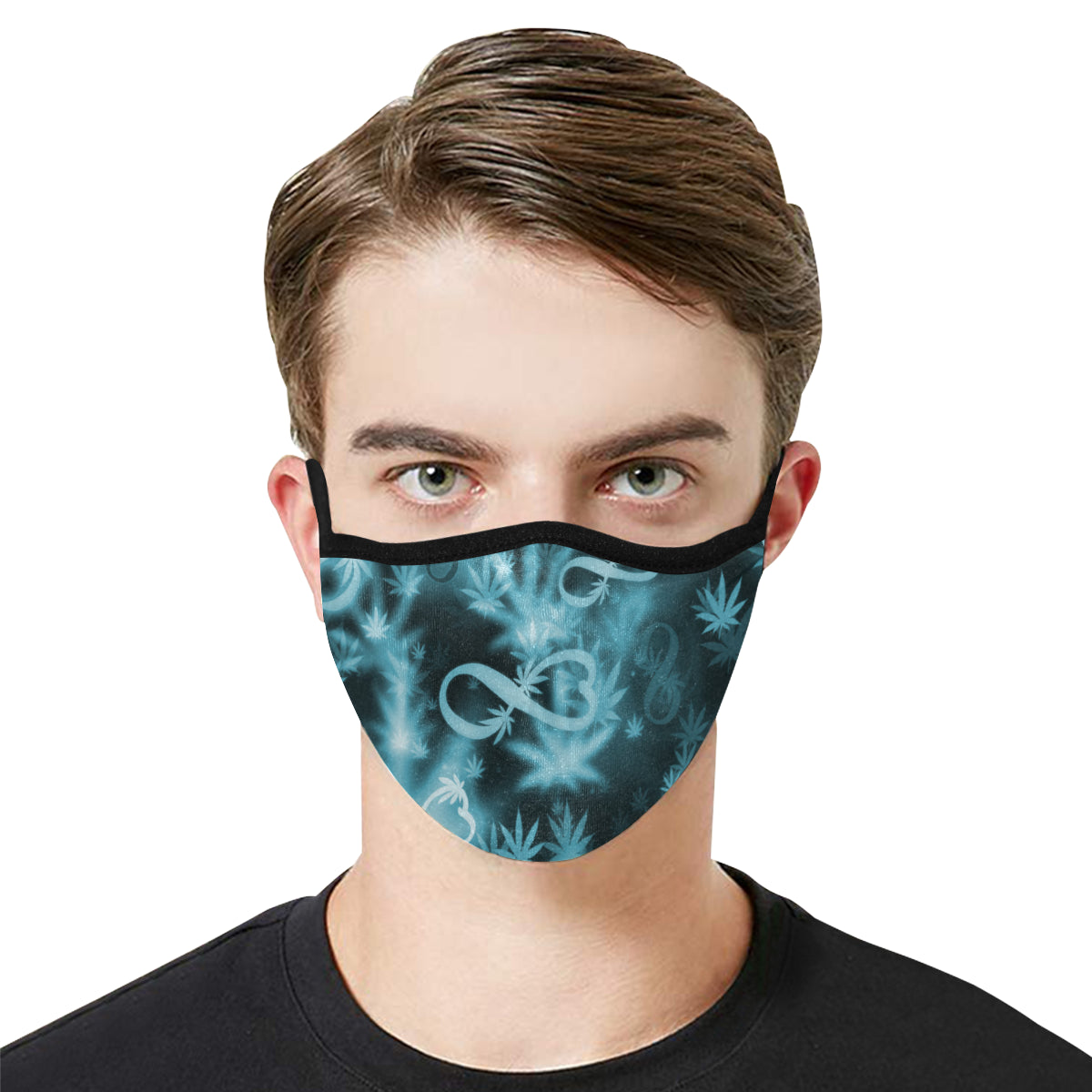 INFINITY BLUE COSMOS Mouth Mask in One Piece (2 Filters Included)