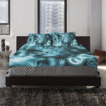 INFINITY BLUE COSMOS 3-Piece Bedding Set