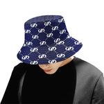 EXCELLENCE BLUE All Over Print Bucket Hat for Men