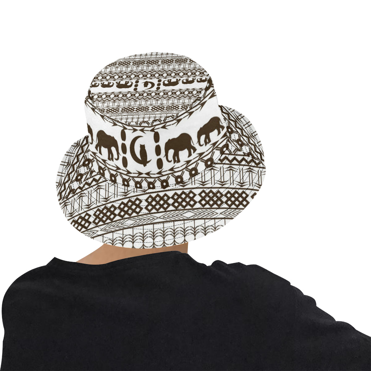 ELEPHANT ORNEMENT All Over Print Bucket Hat for Men
