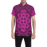 BANDANA GRAPES Men's All Over Print Short Sleeve Shirt
