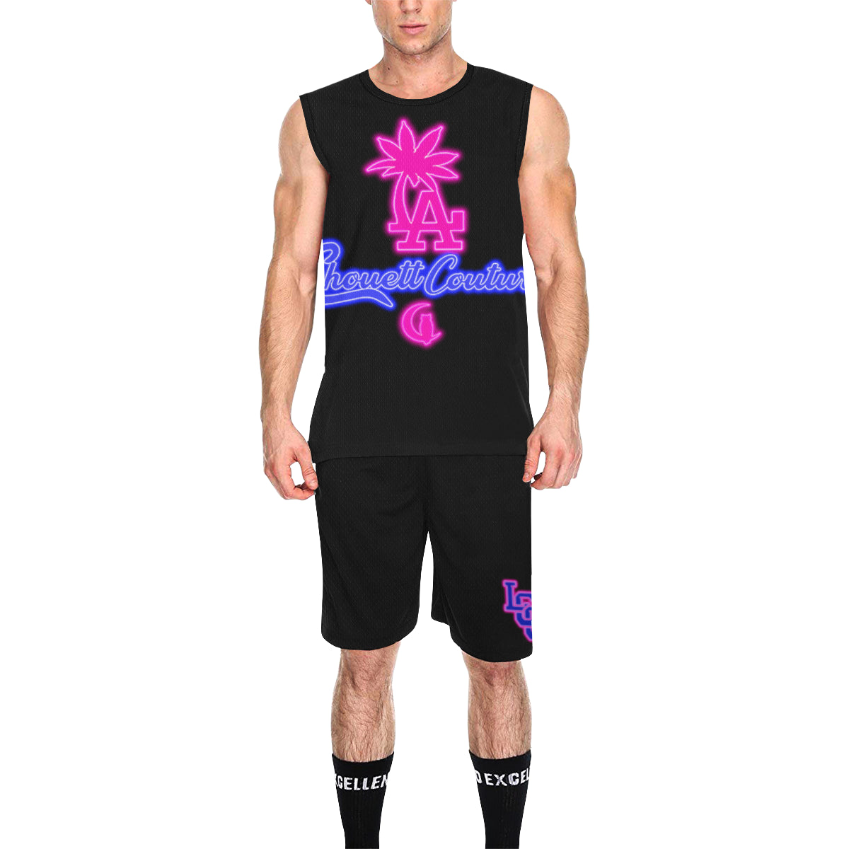 LACHOUETTFORNIA DISCO All Over Print Basketball Uniform