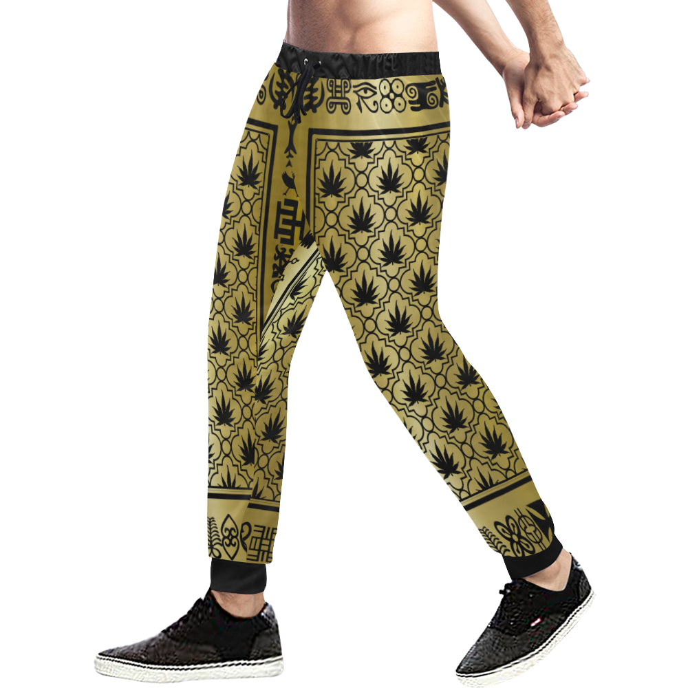 ADRINKRA BLACC LEAF Men's Sweatpants