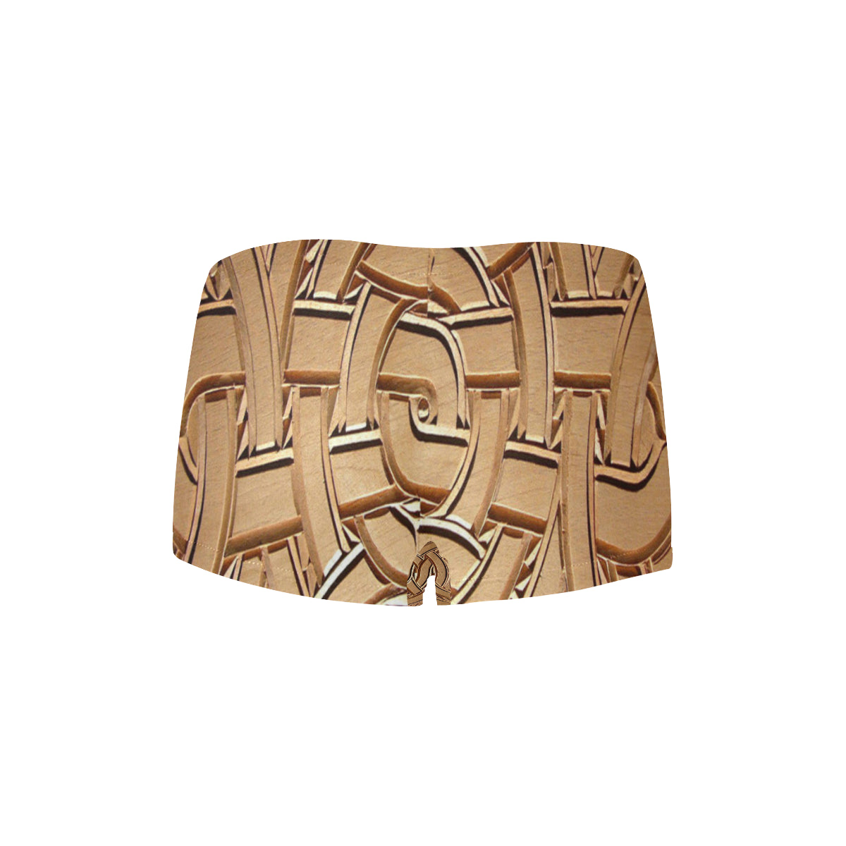 TEMBE ART WOOD Women's All Over Print Boyshort Panties