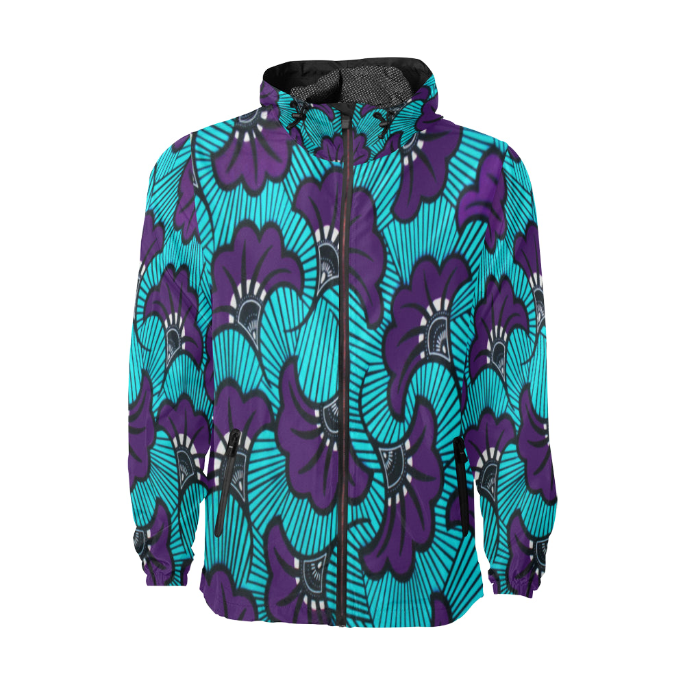 AFRIKA FULL FLOWER All Over Print Windbreaker for Unisex