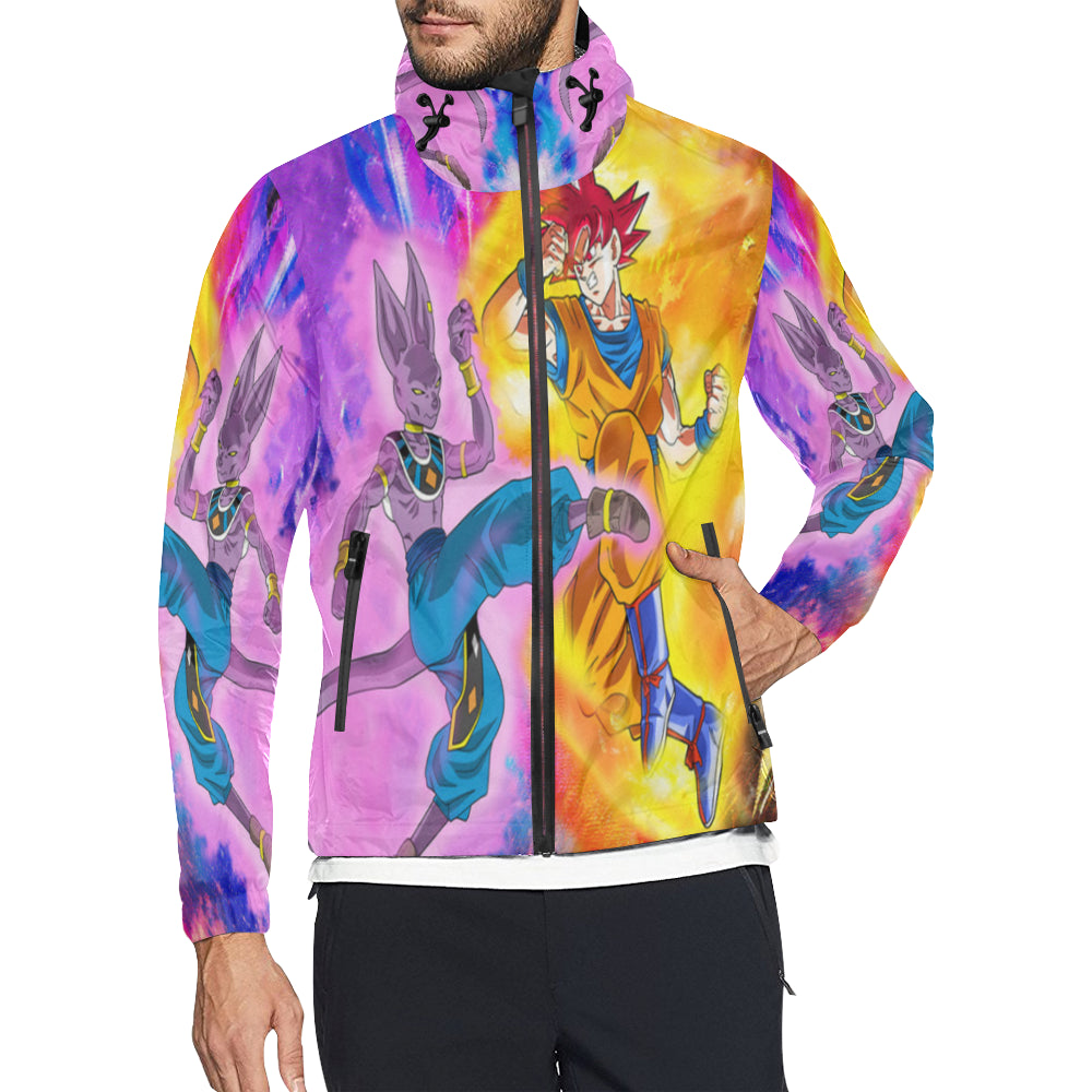 BEERUS VS GOKU All Over Print Windbreaker for Unisex